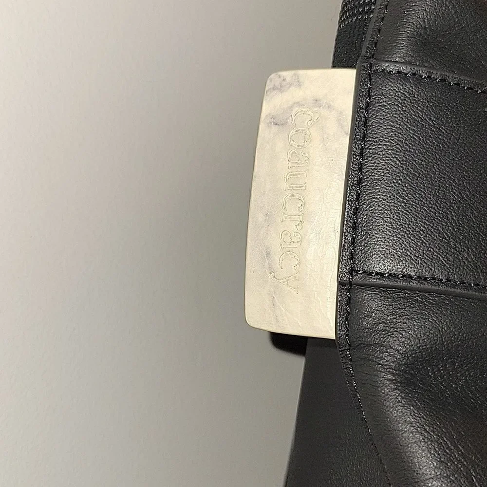 Coaucracy Leather Backpack Travel Bag Luggage Sleeve Made in USA